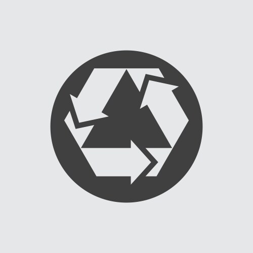 Reuse recycle icon Royalty Free Vector Image - VectorStock