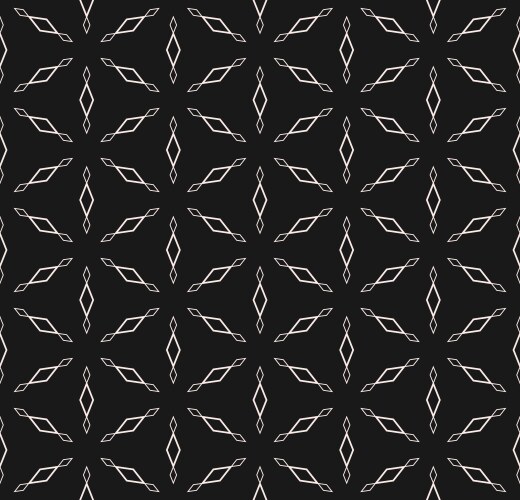 Seamless pattern rhombuses triangular grid vector image