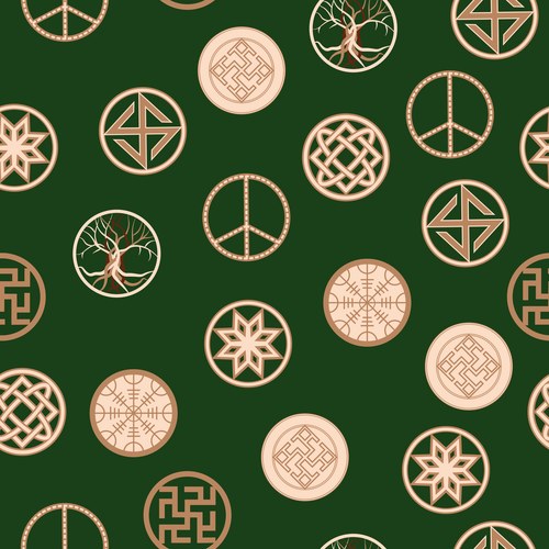 Slavic Symbol Pattern – Royalty-Free Vector | VectorStock