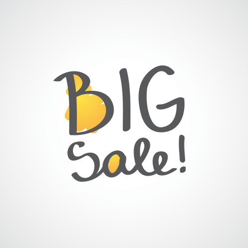 big sale vector image