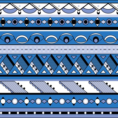 Seamless ethnic background Royalty Free Vector Image
