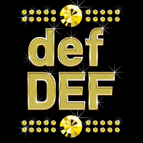 Golden font type letter s Royalty Free Vector Image