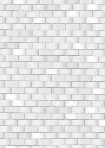 White brick wall texture Royalty Free Vector Image