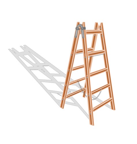 Brown ladder Vector Images & Graphics for Commercial Use | VectorStock