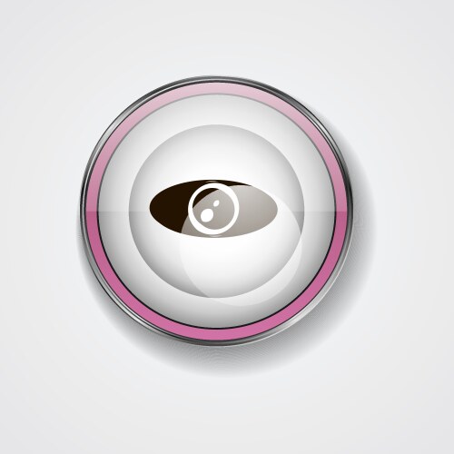 Abstract eye icon vector image