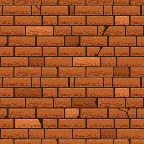 Red seamless brickwall Royalty Free Vector Image