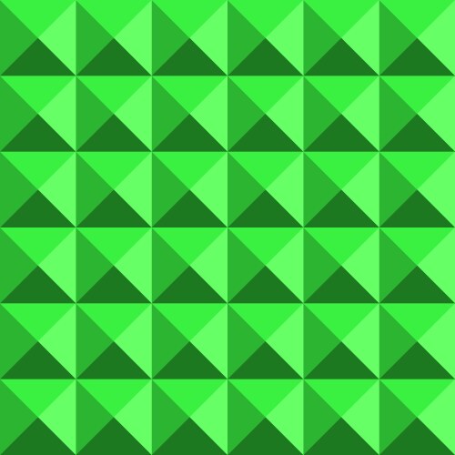 green 3d structure abstract 80s seamless pattern vector