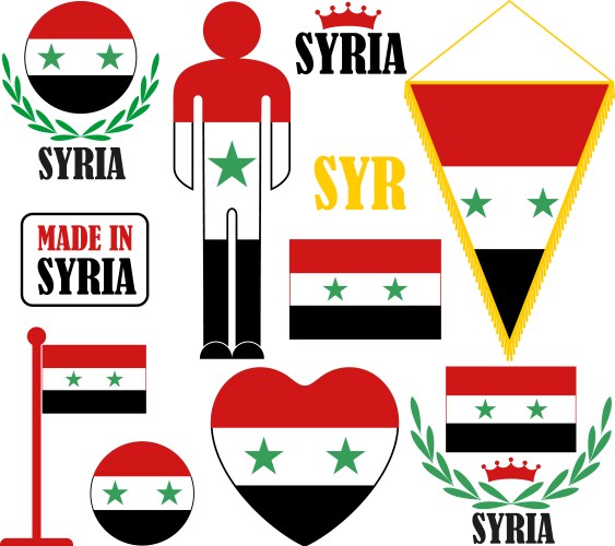 syria vector image