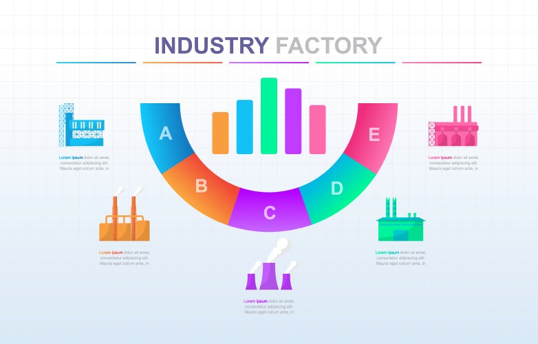 option scheme chart graph diagram analytics vector image