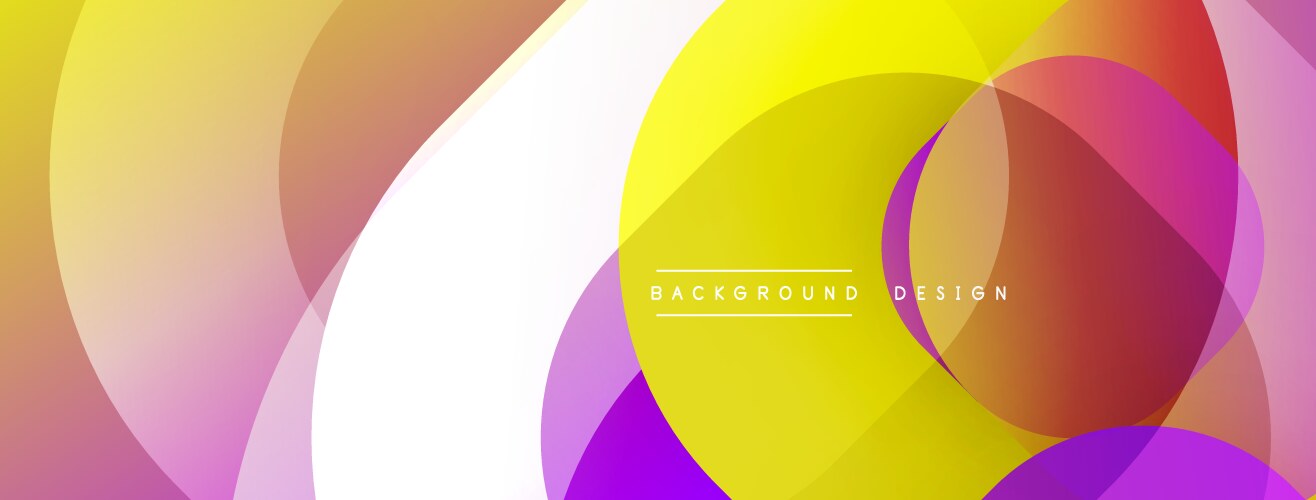 Abstract colorful layers create dynamic visual vector image