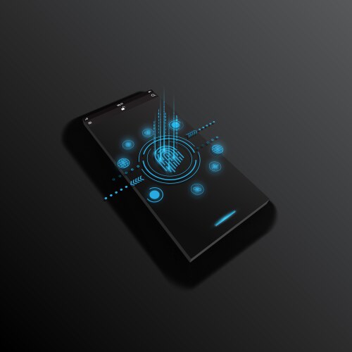 White phone social Royalty Free Vector Image - VectorStock