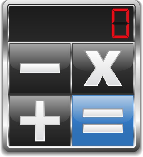 Calculator icon vector image