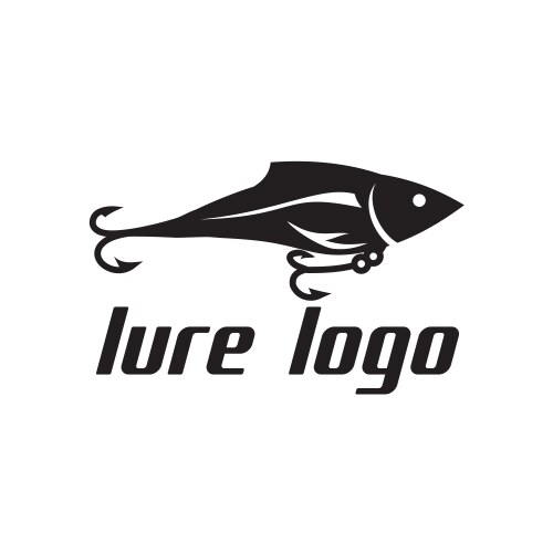 Fishing Lure Logo Vector Image