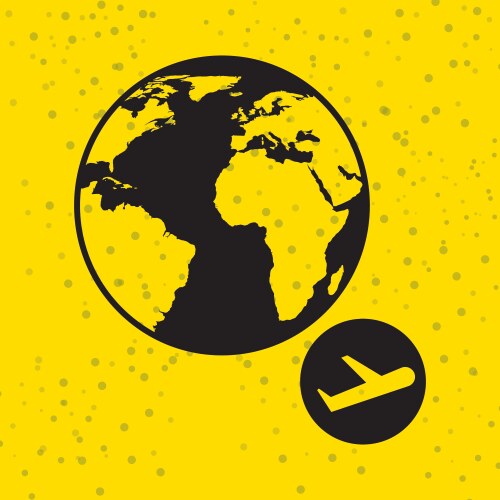 Global positioning system design Vector Image