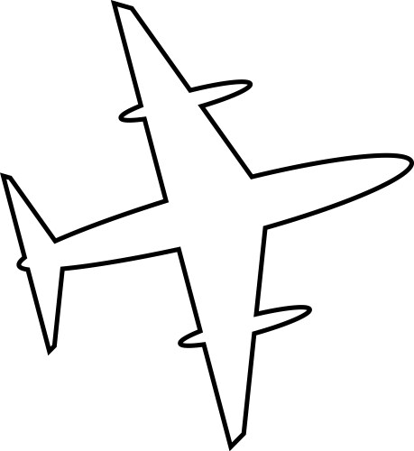 plane icon vector