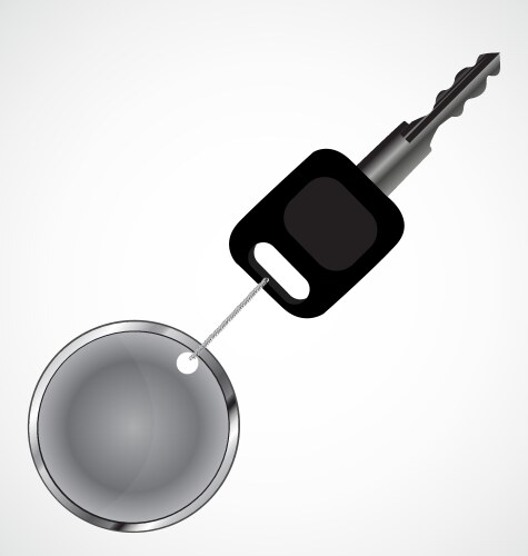 car key vector image