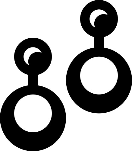 Earrings Royalty Free Vector Image - VectorStock