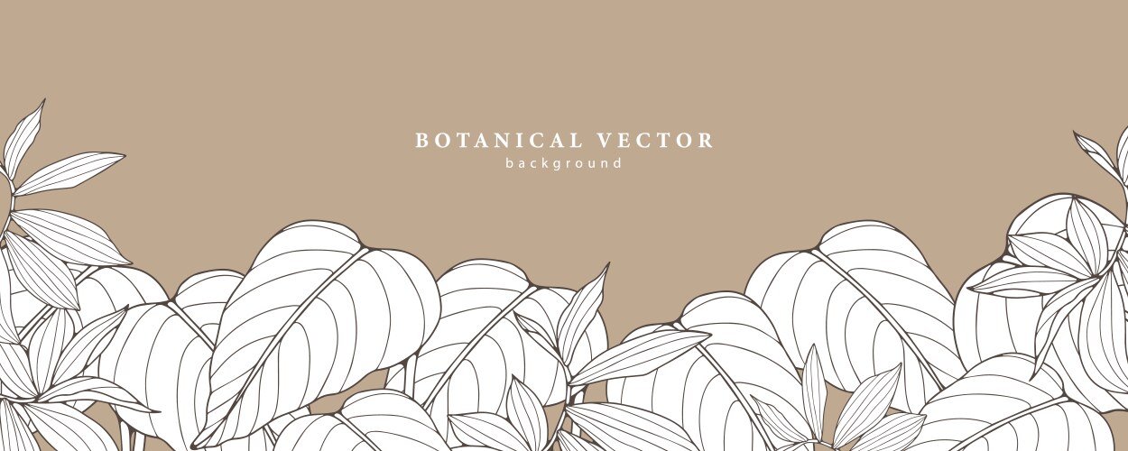 Luxurious botanical background Royalty Free Vector Image