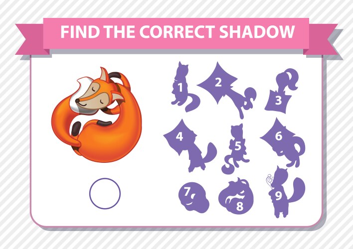 Educational worksheet for preschool kids find Vector Image