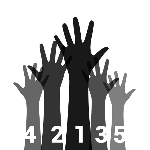 Helping hands Royalty Free Vector Image - VectorStock