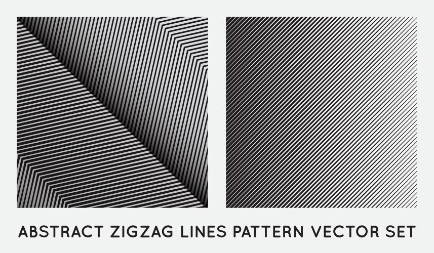 Zigzag Edge Pattern - Sharp Lines vector image