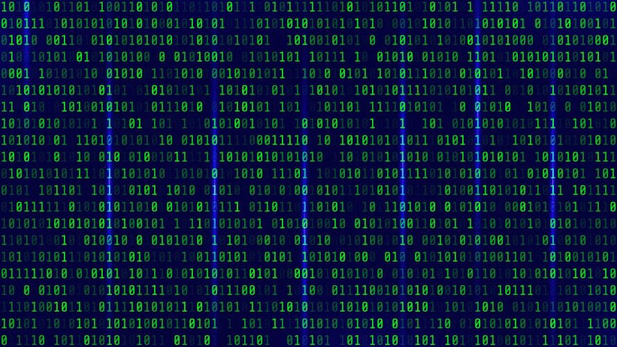 Background in a matrix style falling random vector image