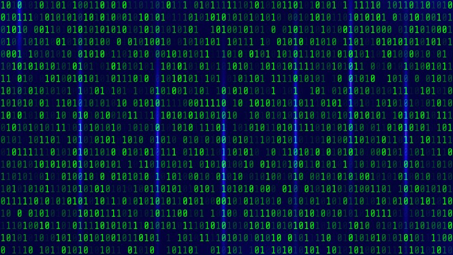 background in a matrix style falling random vector image