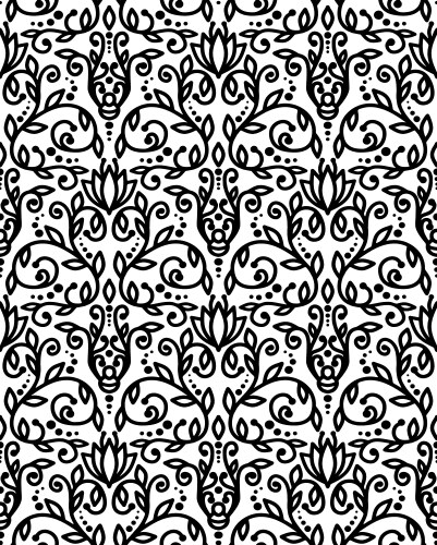 floral seamless pattern vector