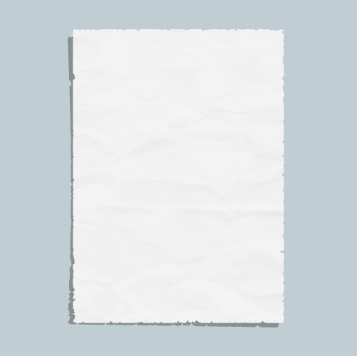 Paper texture white sheet Royalty Free Vector Image
