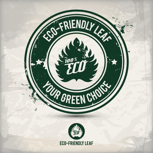 Alternative eco way stamp Royalty Free Vector Image