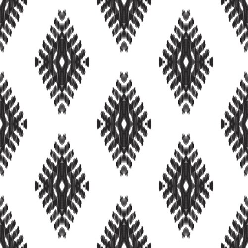 Black and white dashed lines pattern modern Vector Image