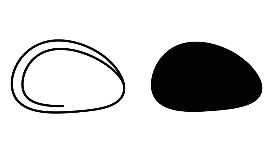 Pebble shapes Vector Images & Graphics for Commercial Use | VectorStock