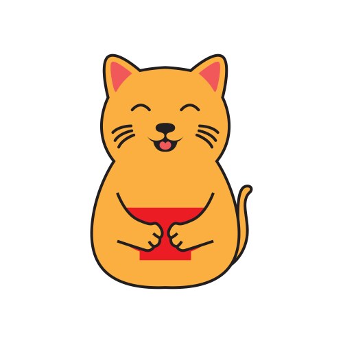 Cat dog rabbit pet logo design Vector Image