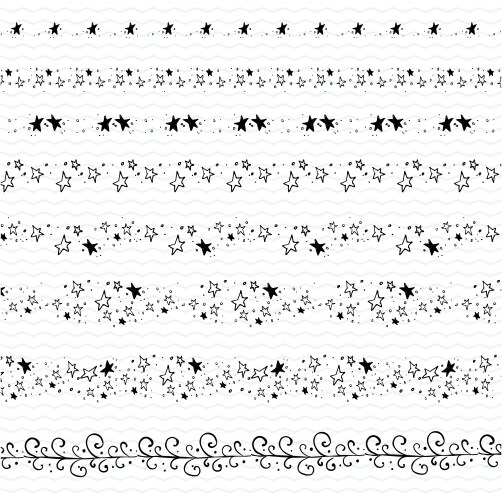 Elegant Doodle Border Frame Vector Image