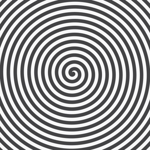 Hypnotic spiral background Royalty Free Vector Image