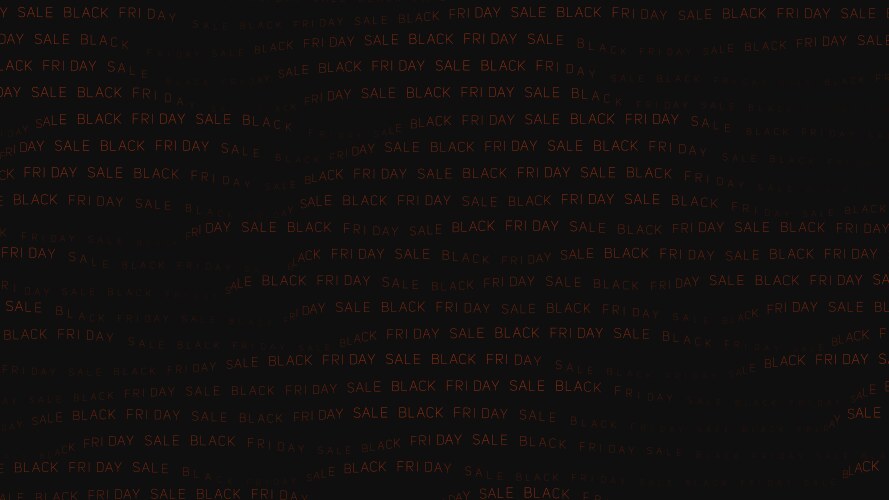 Text wave background black friday sale vector image