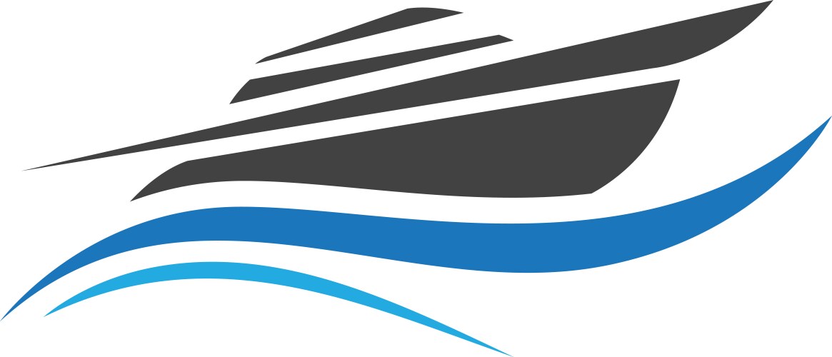 Cruise Ship Logo Icon Vector Image