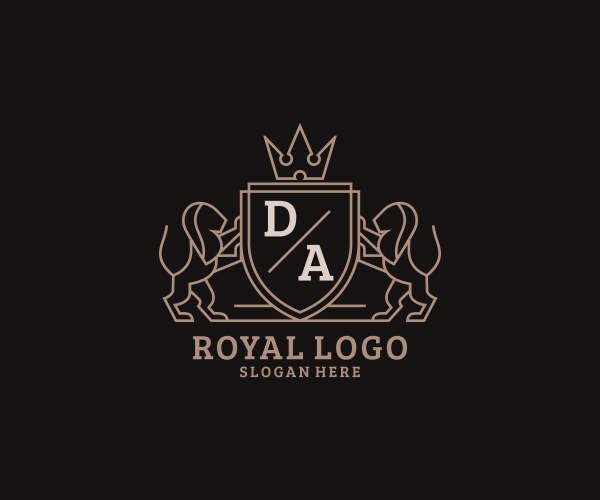 Lion Royal Logo - Elegant & Regal Vector Image