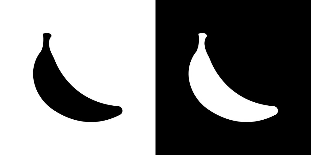 Banana Icon Set - Flat Collection Vector Image