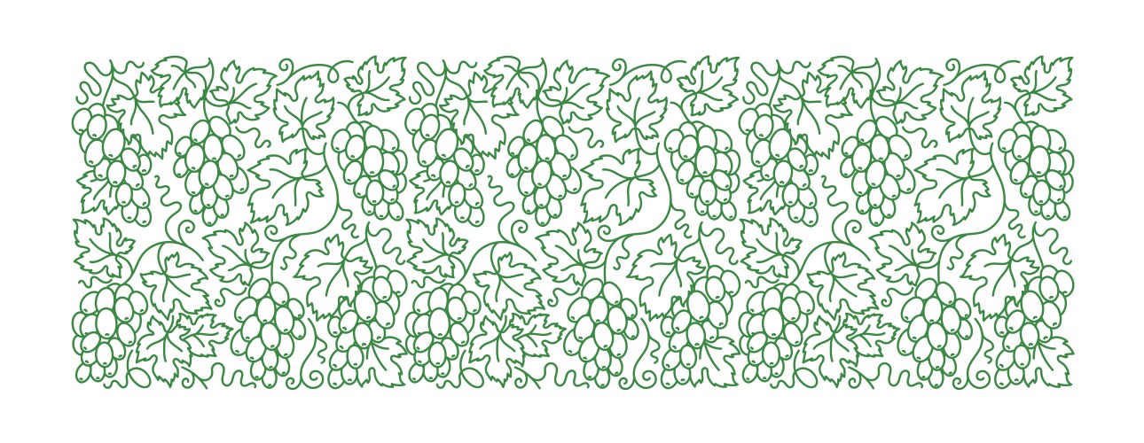 Wine grapes pattern grape branches and leaves vector image