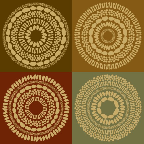 garam masala patterns vector