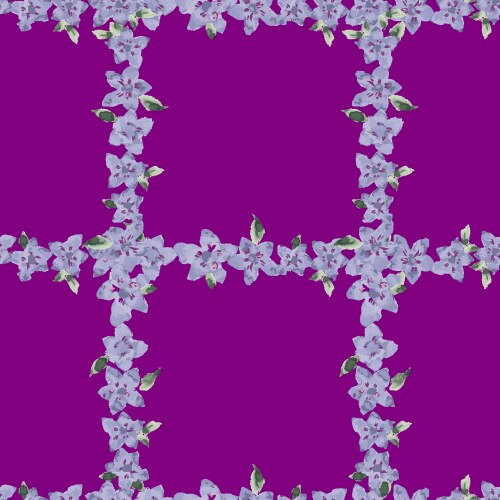 Seamless pattern of watercolor abstract lilac Vector Image