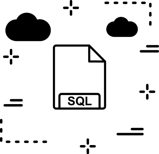 sql icon vector image