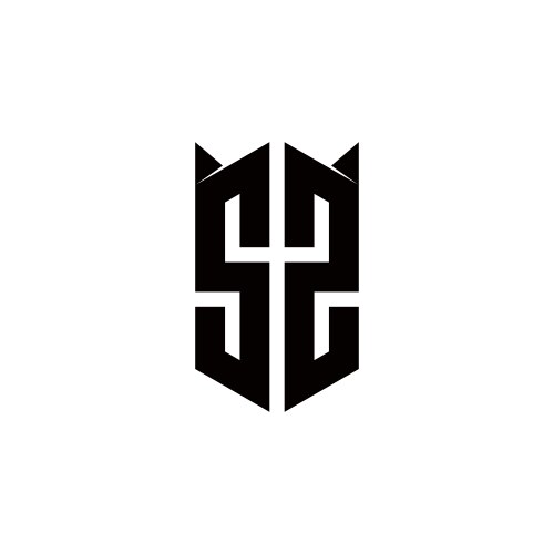 Logo Monogram with Emblem Shield Shape Design S Vector Images (over 3,100)