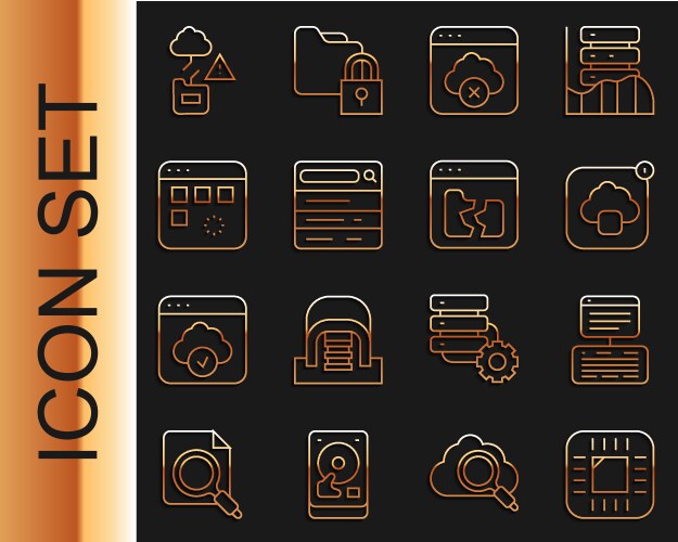 set line processor with cpu server data web vector