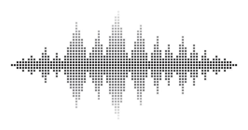 Equalizer sound wave Royalty Free Vector Image