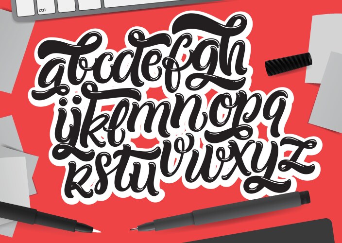 Script Fonts Vector Images (over 170,000)