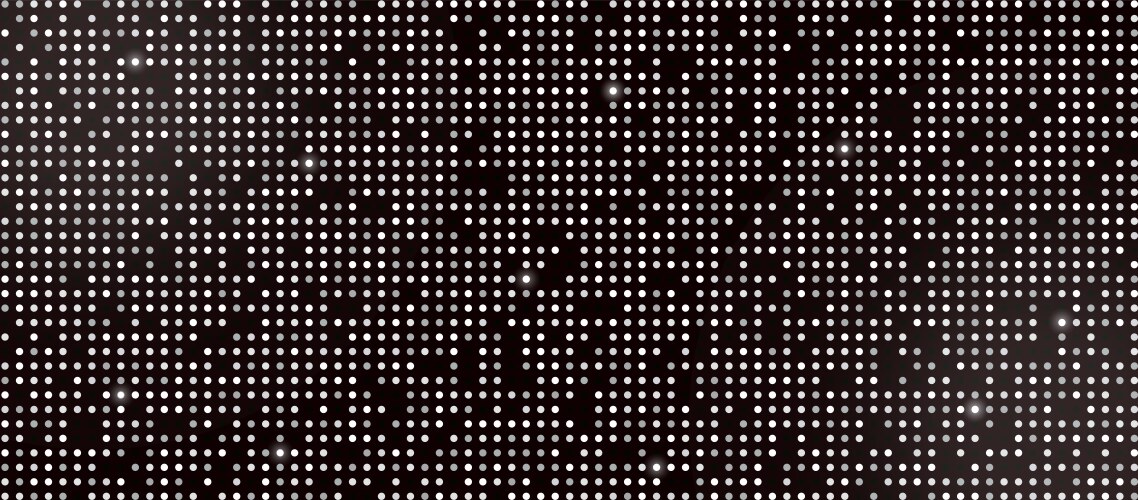 Luxury silver glitter halftone dotted background vector image