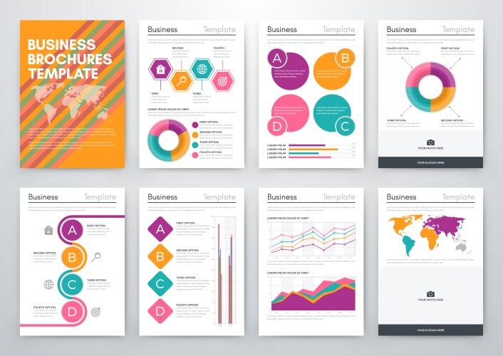 Infographic design business concept with 10 steps Vector Image