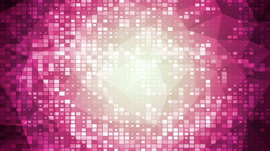 Abstract polygon background square pattern vector image